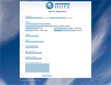 Tablet Screenshot of mentorregistration.operationhopeinc.com